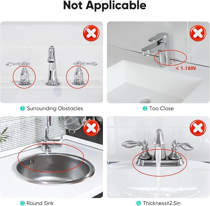 14.6 inch Faucet Mat for Kitchen Sink Faucet Mat Kitchen Sink Splash Guard