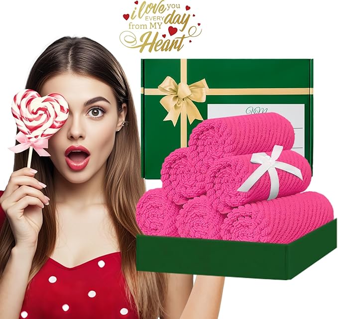 VOOVA & MOVAS Pink Washcloths