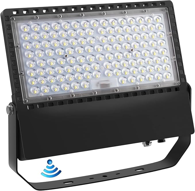 Juyace 240W Led Flood Light Dusk to Dawn Outdoor Lighting 5000K IP65 for Commercial Building Parking lot Farm Yard Exterior Area