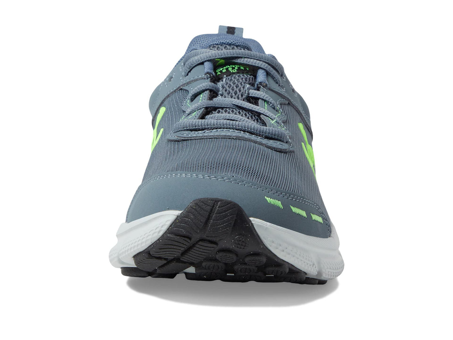 Under Armour Men's Charged Assert 10, (100) Gravel/Gravel/Lime Surge, 12, US