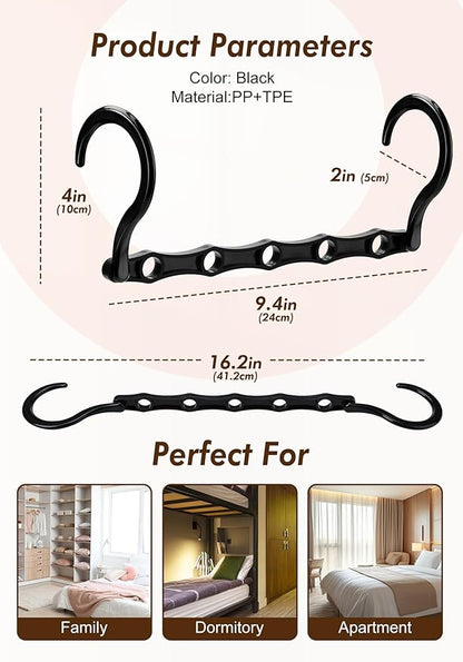 HOUSE DAY Closet Organizers and Storage 6 Pack, College Dorm Room Essentials