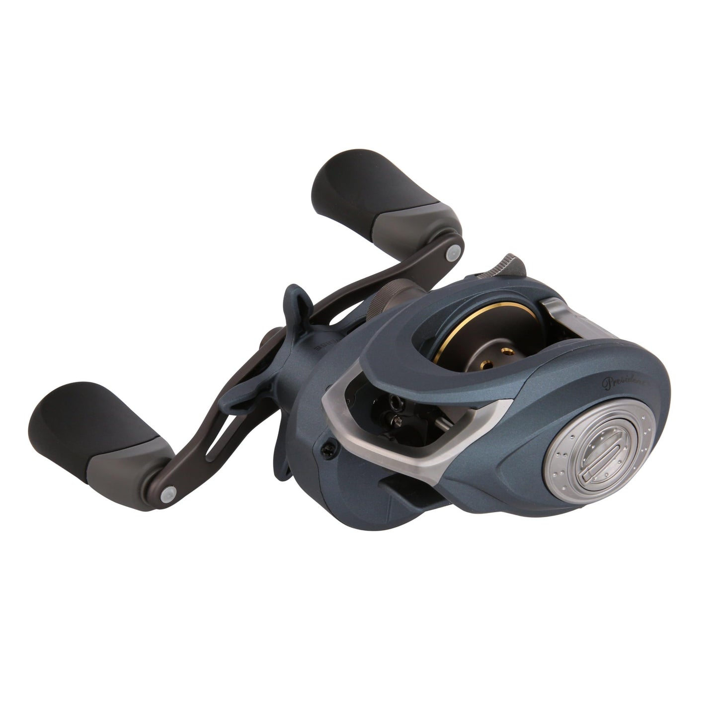 Pflueger President Baitcast Low Profile Reel, Freshwater Fishing Reel, Right Handle Position, Graphite Construction, Multi Disc Star Drag System