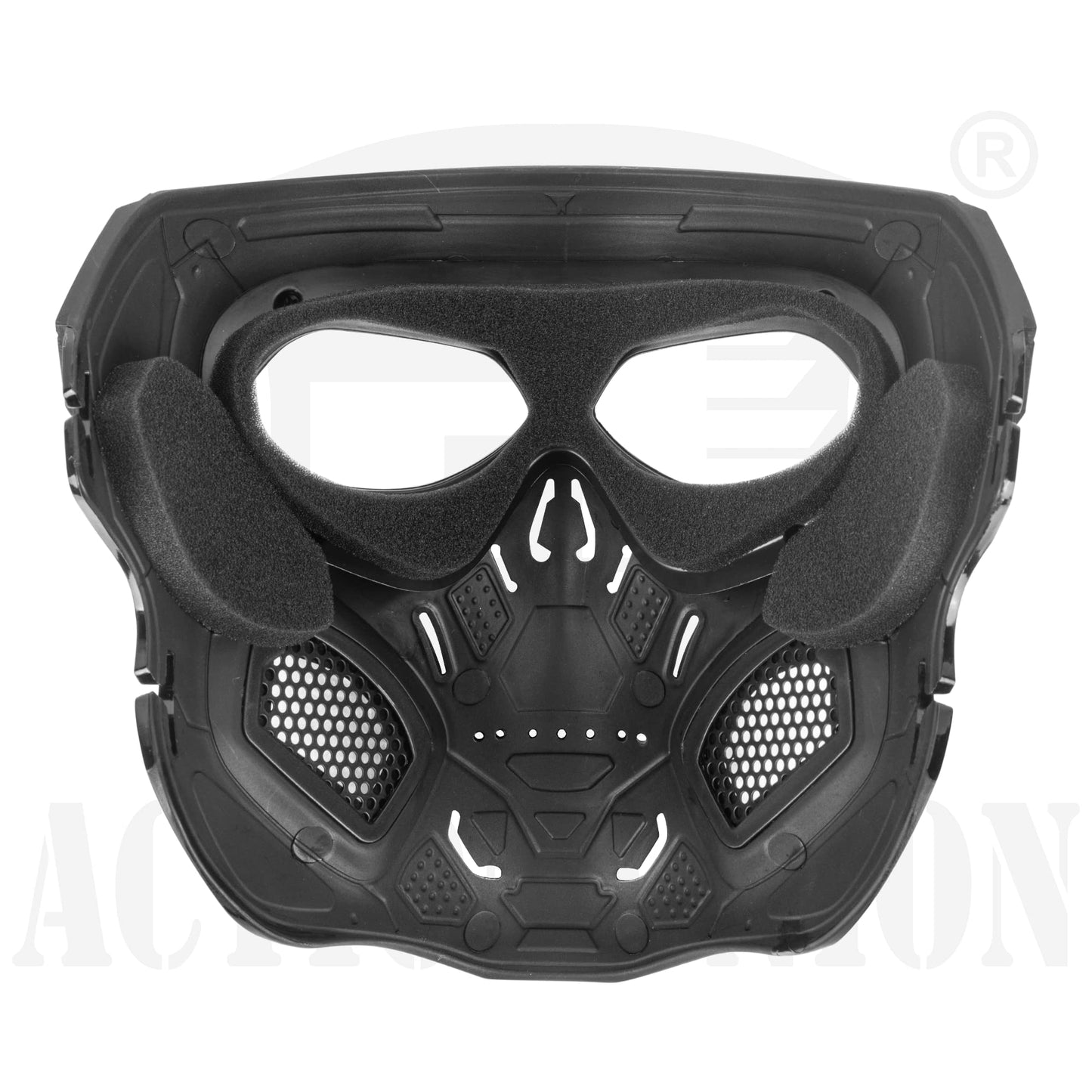 ACTIONUNION Airsoft Mask Full Face Skull Balaclava Face Mask Men Skeleton Mask Tactical Protective Paintball Mask Halloween Cosplay Costume