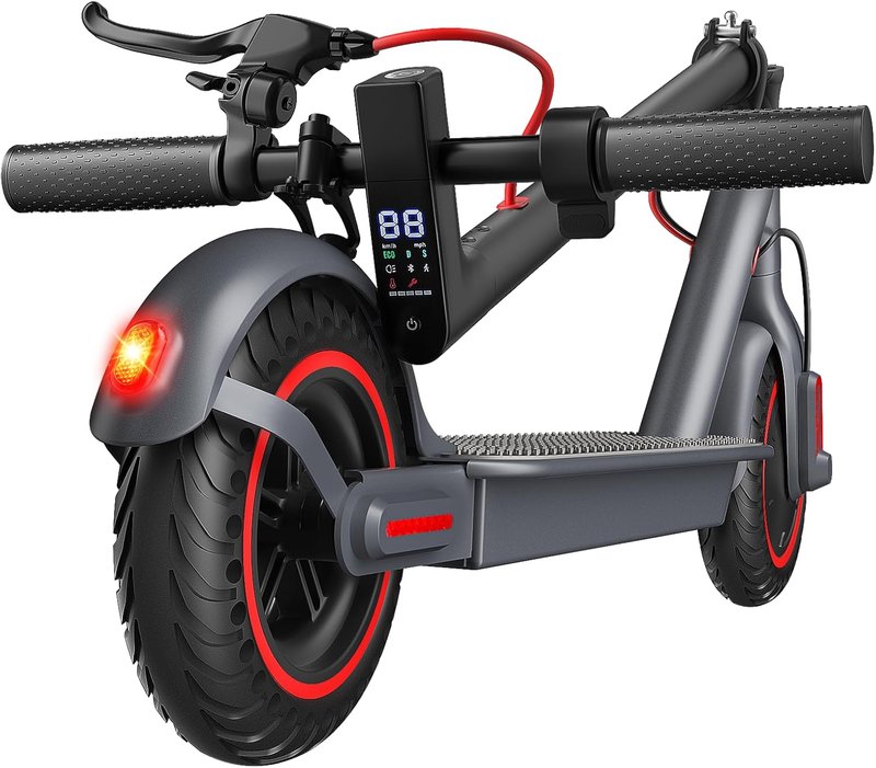 Electric Scooter for Adults - 500W Power, 18MPH Speed, 12-18 Miles Range | Foldable, Dual Braking, Smart APP, 264 lbs Capacity