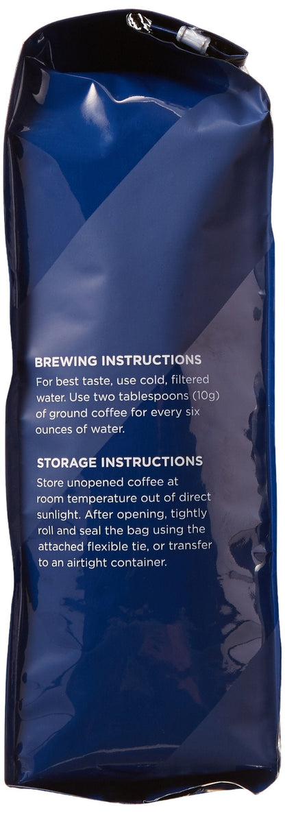 Amazon Fresh, Organic Fair Trade Peru Whole Bean Coffee, Medium Roast, 12 Oz