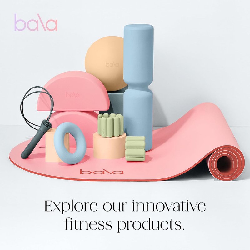 Bala Bangles Adjustable Wrist & Ankle Weights - Soft Silicone Bands for Yoga, Pilates & Home Workouts | Unisex Fitness Gear