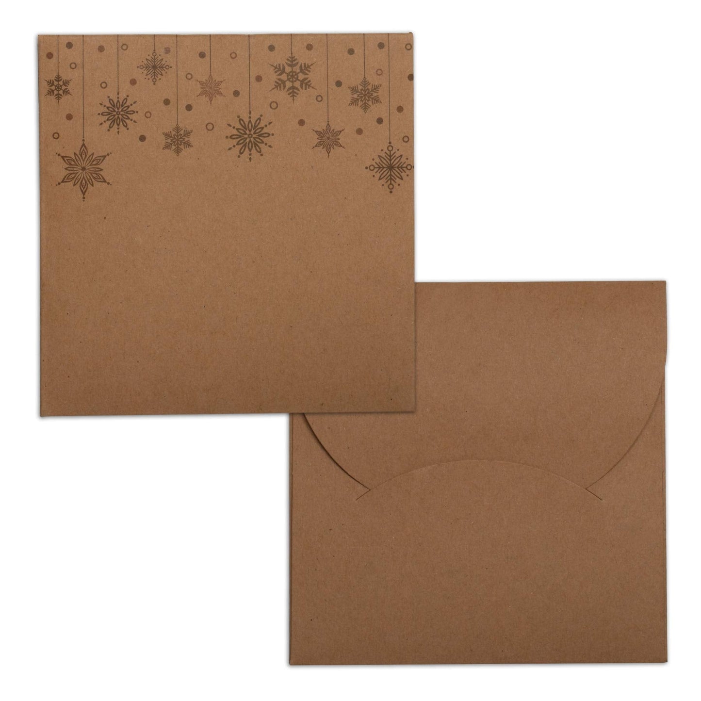 FINE PHOTO GIFTS Wood Snowflake 1.5" Photo Ornament - Pack of 100