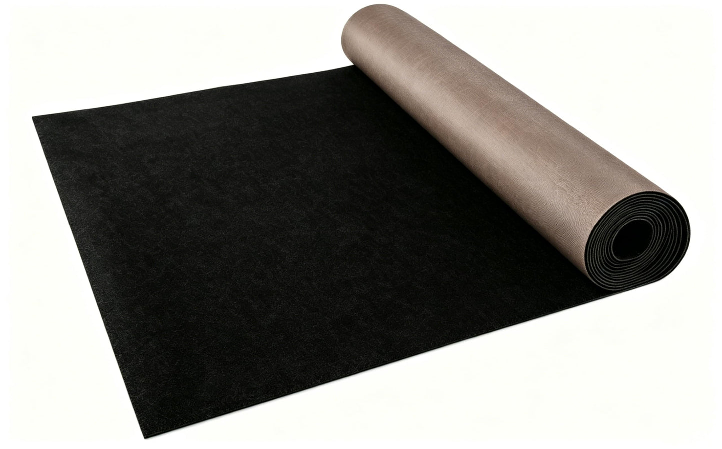 0.25" Thick Black Boat Carpet Marine,5x7ft Waterproof Non Slip TPR Backing Felt Indoor Outdoor Rugs for Home Patio Porch Deck Tent Carpet, When Water Keeps Soft,Unfading and securely