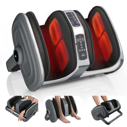 Snailax Foot Massager with Heat, Shiatsu Feet and Calf Massager Machine for Plantar Fasciitis, Neuropathy, Improve Circulation, Foot Leg Massager, Gifts(Without Remote Control)