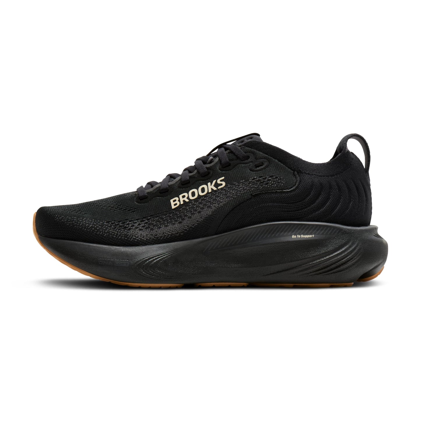 Brooks Women’s Adrenaline GTS 25 Supportive Running & Walking Shoe - Black/Biscuit - 5 Medium