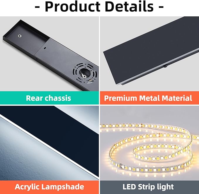 Upgrade Widened 2 Pack 39.3inch Outside Wall Mount Light Fixtures, 3000K-6000K Dimmable Modern LED Wall Sconce, IP65 Waterproof Long Strip Lighting for Porch, Patio, Garage with Remote Control