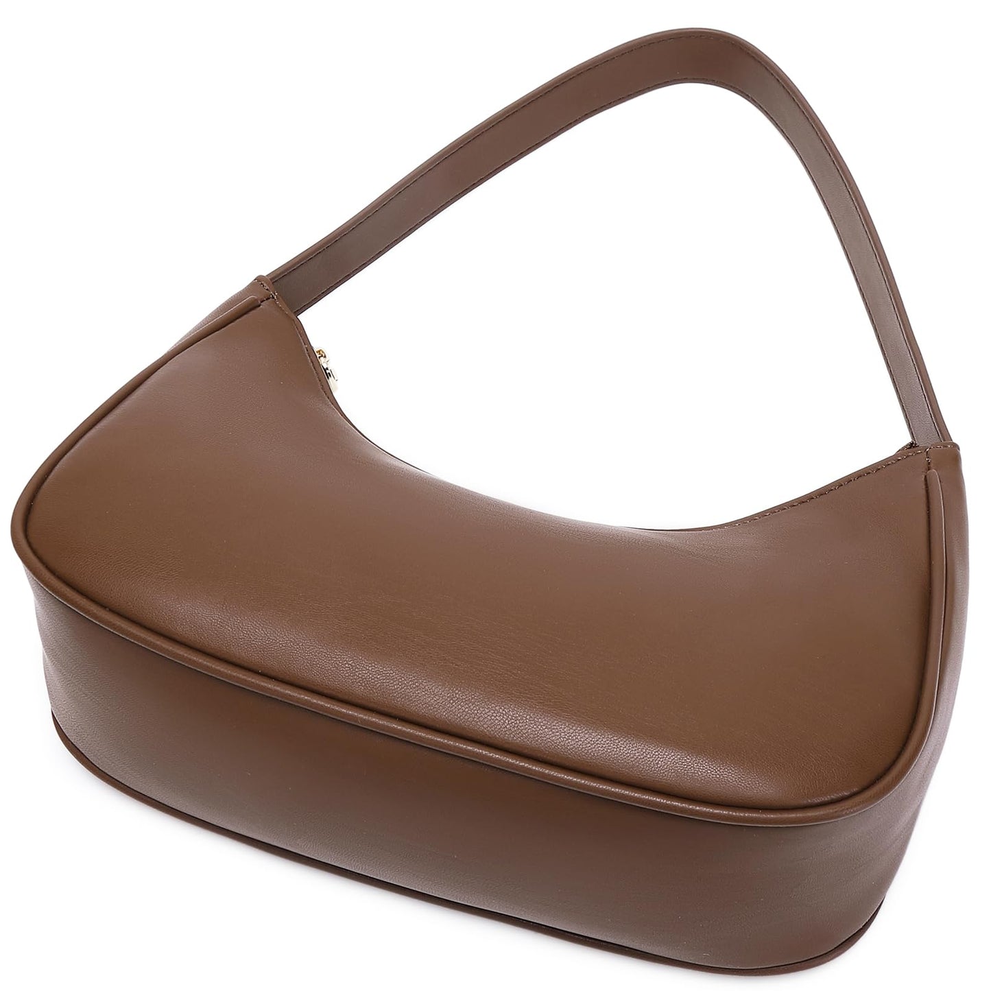 Fashion shoulder Bag for Women's Cute Hobo Tote Handbag Mini Clutch Underarm Purse for Daily Use/Work/Travel/Casual Outings (Coffee)
