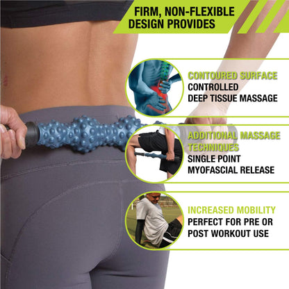 Pro-Tec Athletics Rollers, RM Extreme, RM Extreme Mini Roller, Cryosteel Ice Roller, Portable Roller, Deep Tissue Massage, Muscle Relief, Hamstring, Quadriceps, Multi-Directional, Enhance Performance