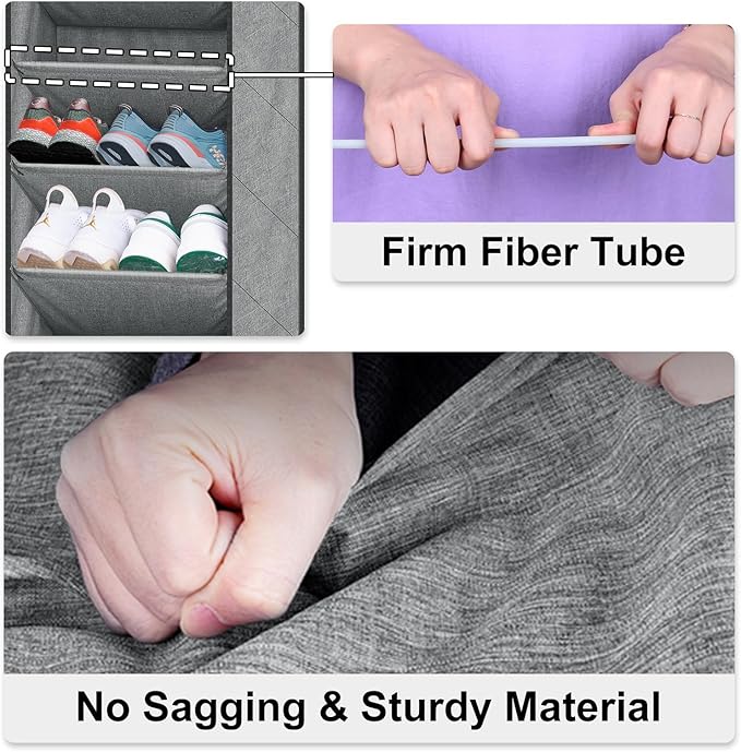 SLEEPING LAMB Over The Door Shoe Organizer