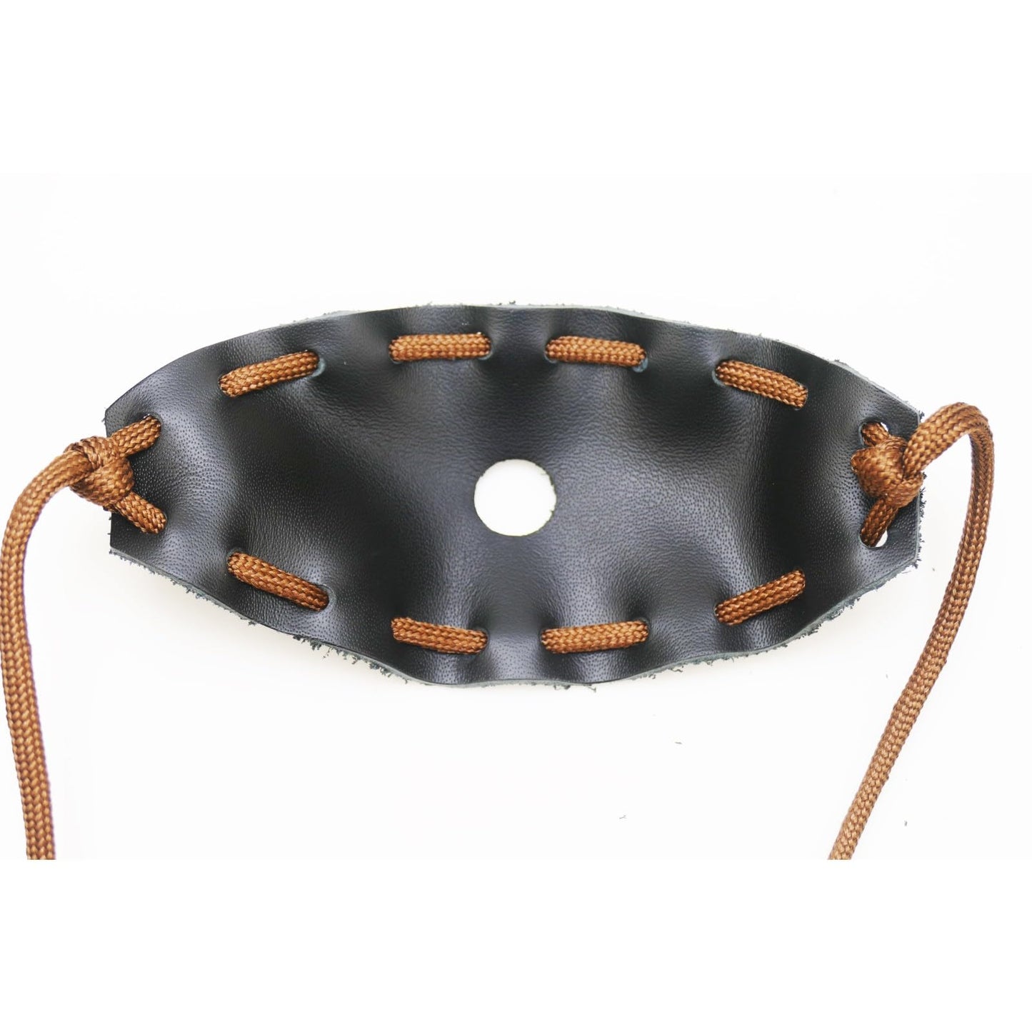 2 Packs Leather Shepherd Sling Handmade Paracord Shepherds Sling Rock Thrower Old-Fashioned Slingshot Dog Ball Launcher