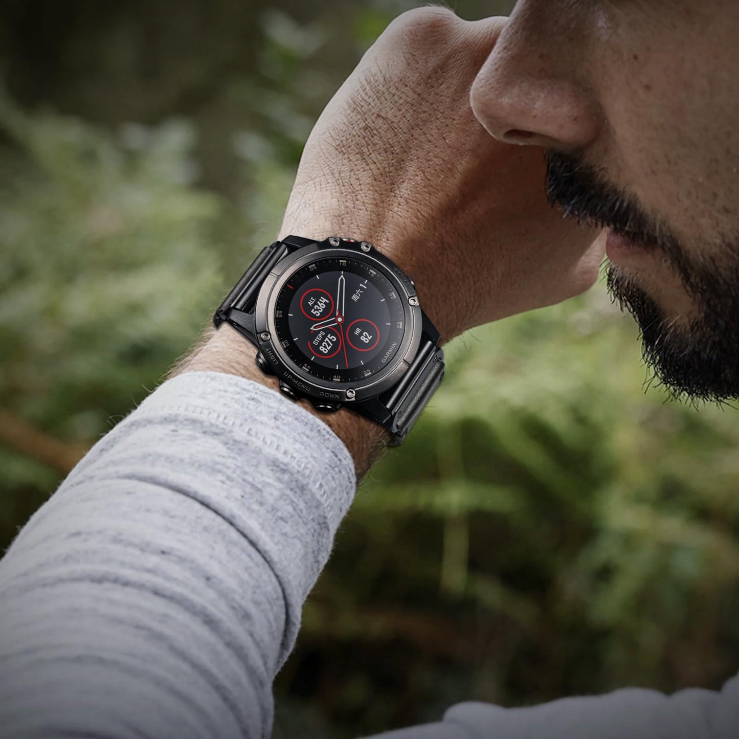 Garmin Fenix 8/7X/6X/5X Plus/3/HR/Descent MK1/D2 Delta PX/D2 Charlie Compatible Leather Watch Strap
