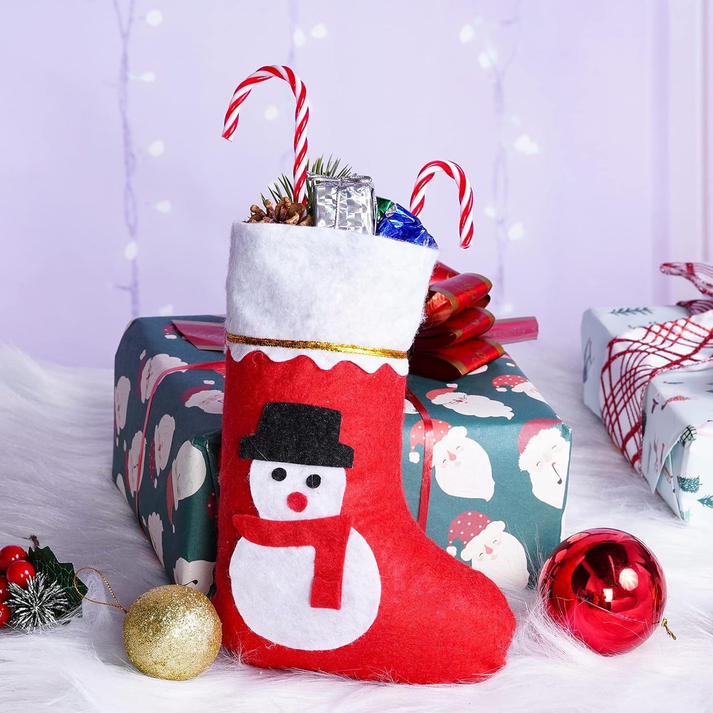 Jmkcoz 100 Pcs Christmas Plastic Candy Cane Christmas Tree Hanging Ornament Twisted Crutch Candy Canes for Xmas Gift Holiday Decoration Party Favor (100, Red and White)