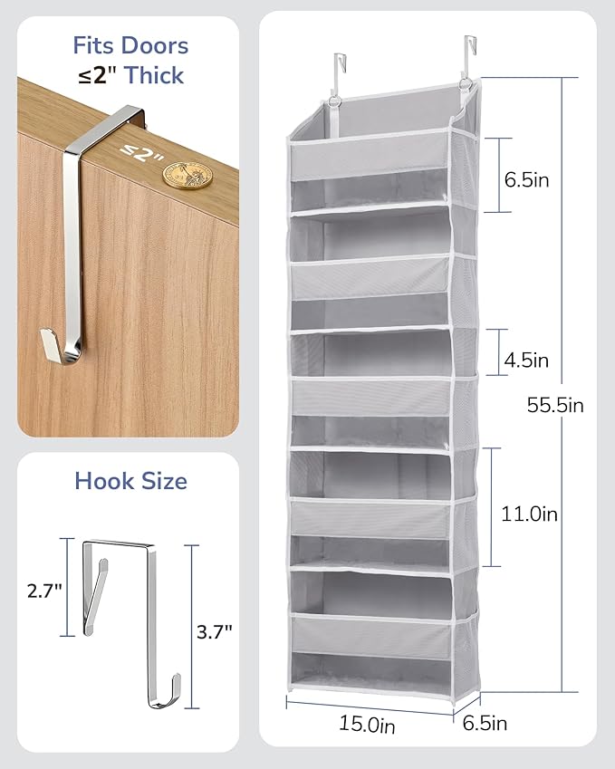 ULG 1 Pack Over Door Organizer