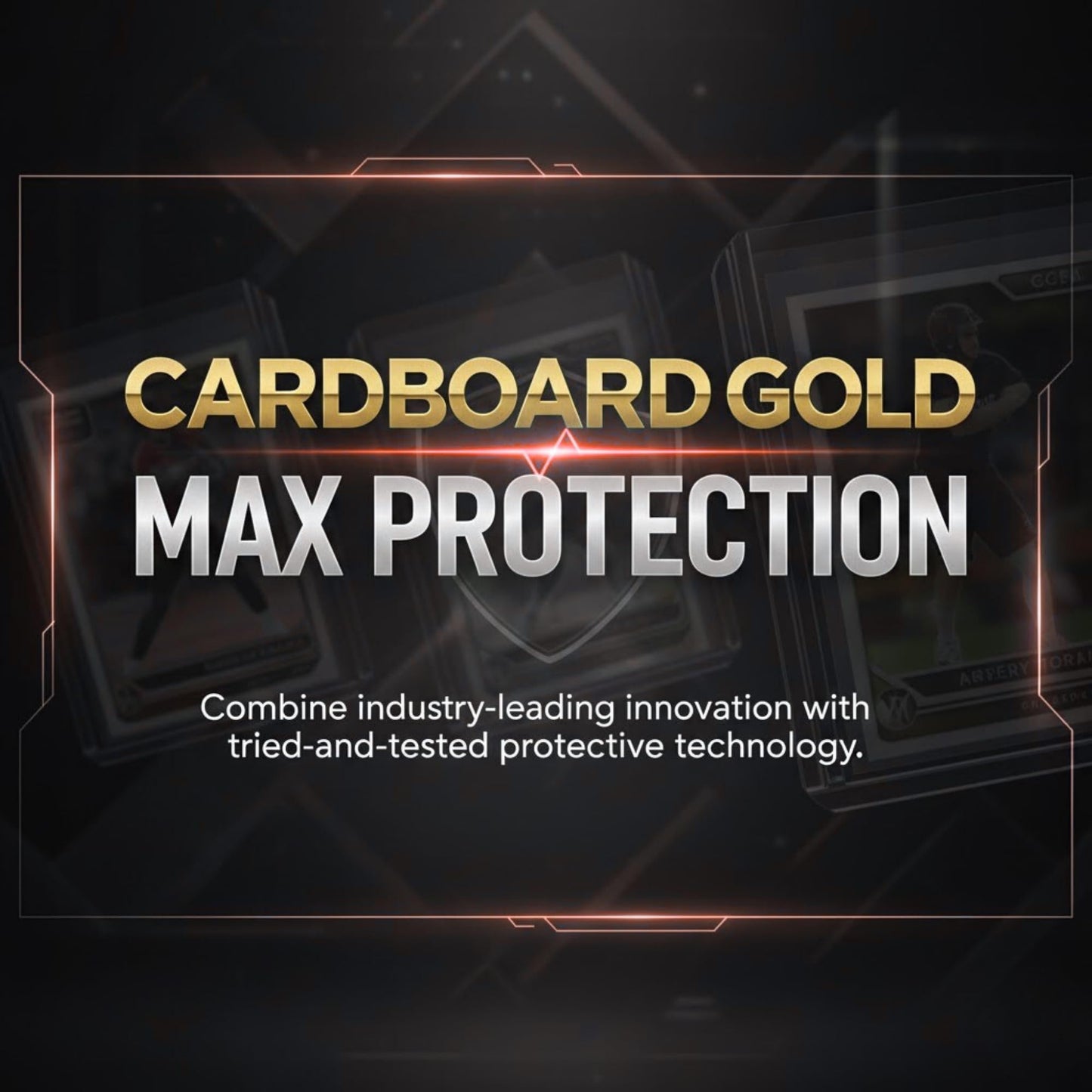 Cardboard Gold Toploader Sleeves - Ultimate Protection Resealable Snug Fit Top Loader Sleeves - Acid Free Archival Safe - Holds Toploaders Securely (140pt-190pt Sleeves, 50 Toploader Sleeves)