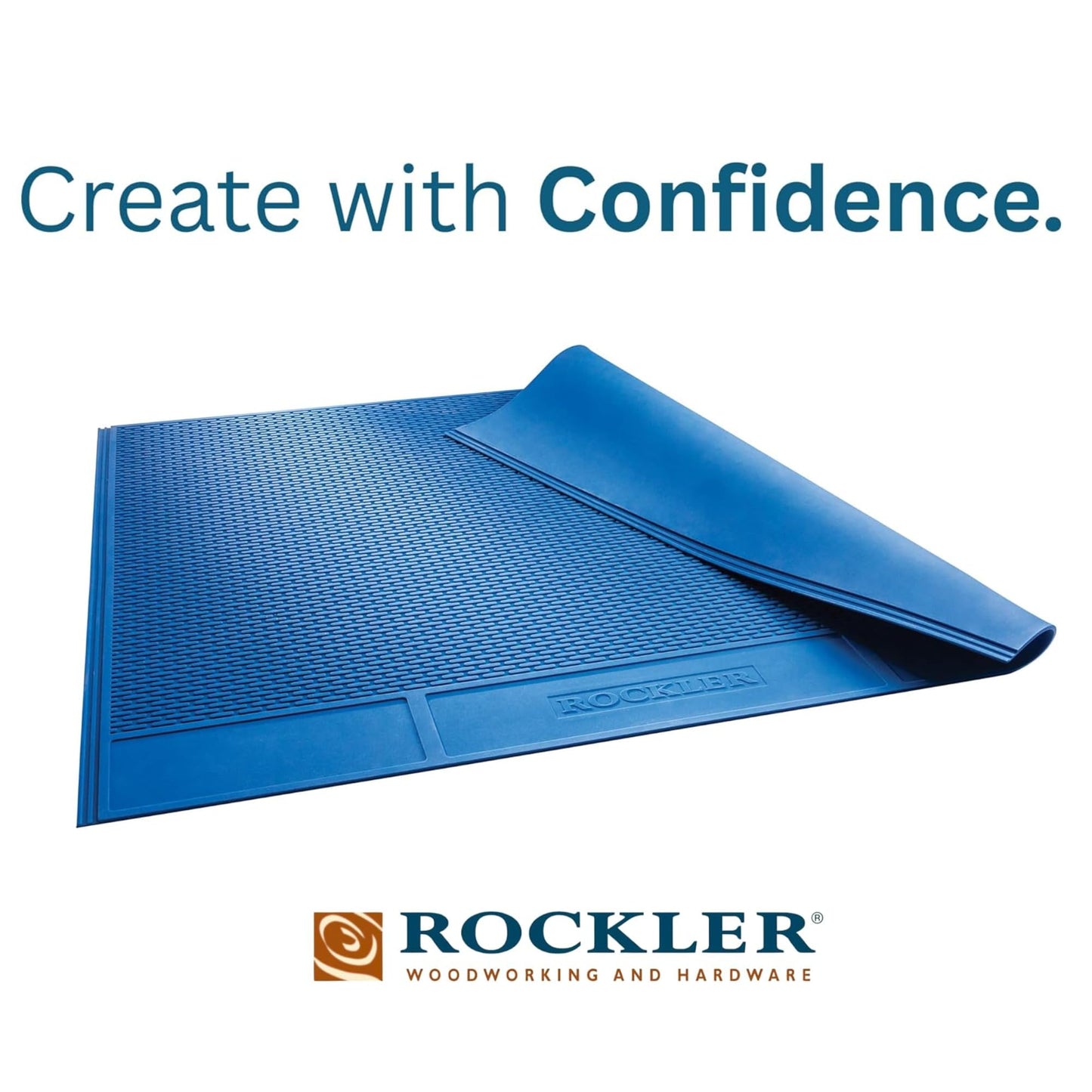 Rockler Silicone Glue Mat XL (23"x30") - Heat Resistant Mat for Projects, Garage, Shop, Dining Room Table – Easy to Clean Silicone Mats for Crafts – Rollable Workshop Accessories for Easy Storage