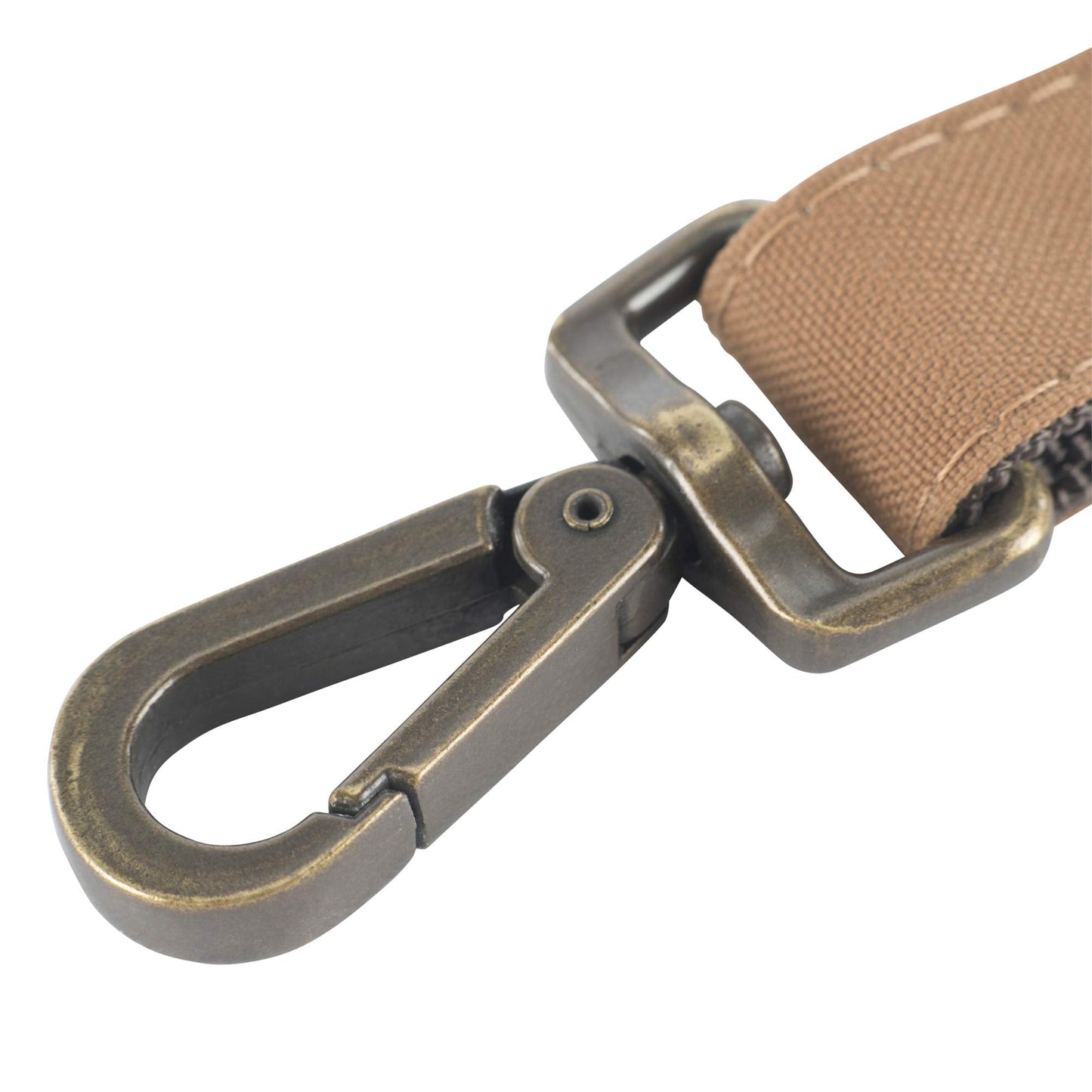 Carhartt Pet Durable Nylon Duck Leashes for Dogs, Reflective Stitching for Visibility, Carhartt Brown, Large
