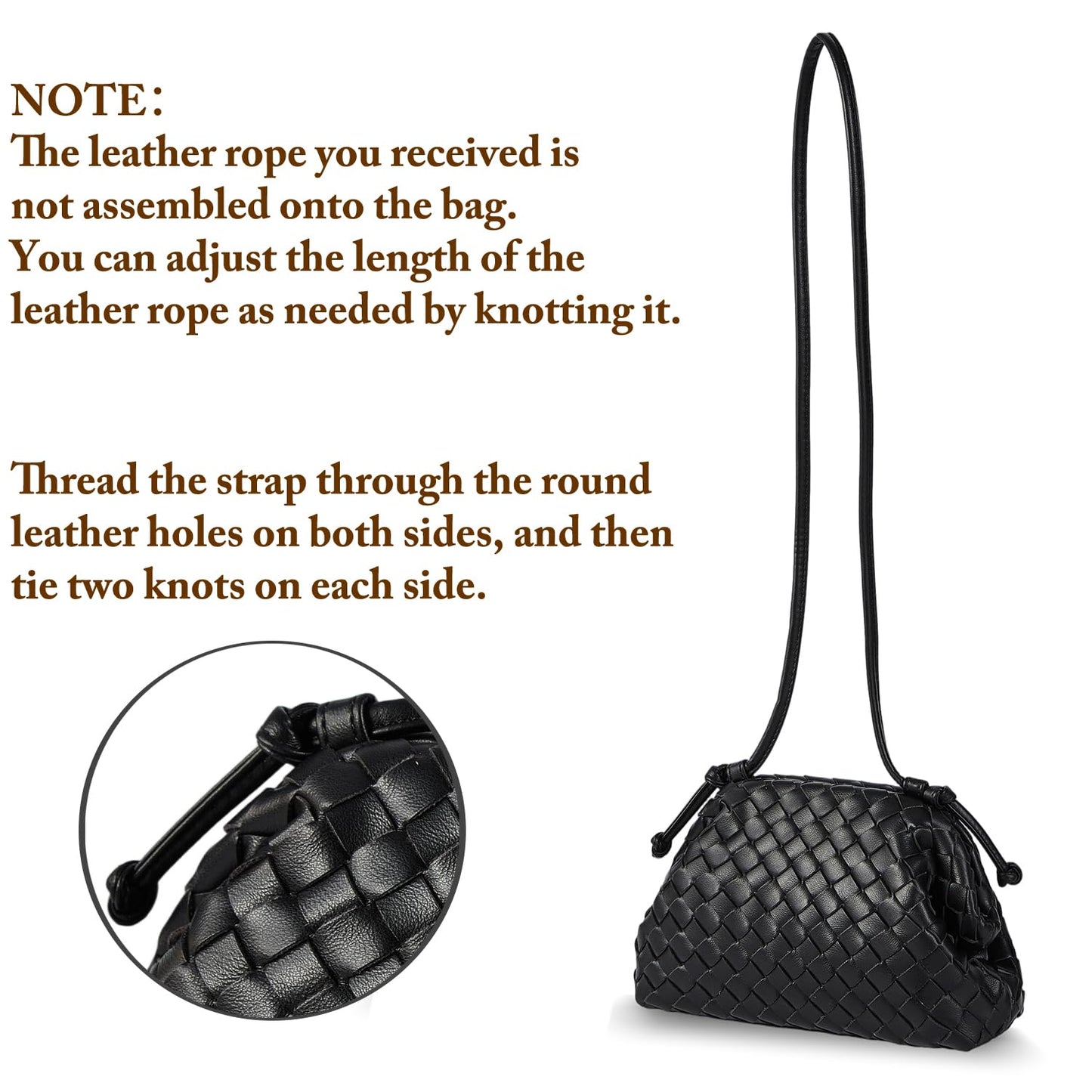 Huralona Dressy Pleated Vegan Leather Clutch Purse Woven Soft Cloud Dumpling Clutch Bag for Women PU Evening Purse Handbag (Nude)