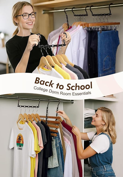 HOUSE DAY Closet Organizers and Storage 6 Pack, College Dorm Room Essentials