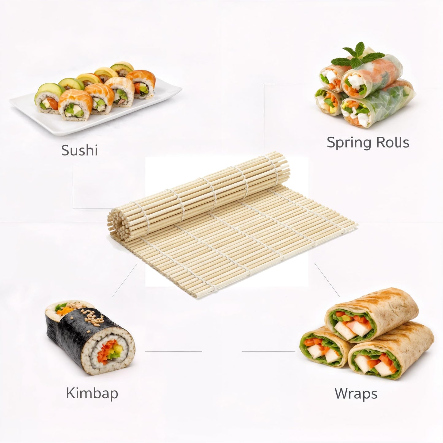 Bamboo Sushi Rolling Mat