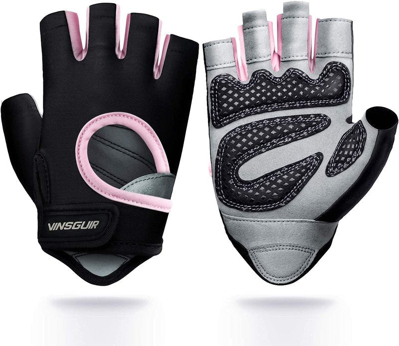 VINSGUIR Workout Gloves for Men and Women, Weight Lifting Gloves with Excellent Grip, Lightweight Gym Gloves for Weightlifting, Cycling, Exercise, Crosstraining, Pull ups, Fitness, Climbing and Rowing