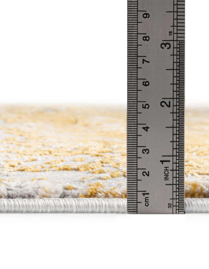 Unique Loom Finsbury Collection Area Rug - Elizabeth (2' x 3' 1" Rectangle, Yellow/ Ivory)