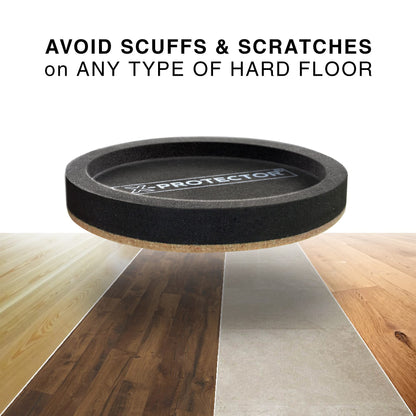 Felt Furniture Sliders for Hardwood Floors X-PROTECTOR 8 PCS 4 3/4” - Furniture Slider with Unique Design - Heavy-Duty Furniture Movers for Hard Surfaces - Felt Sliders - Move Your Furniture Easily!