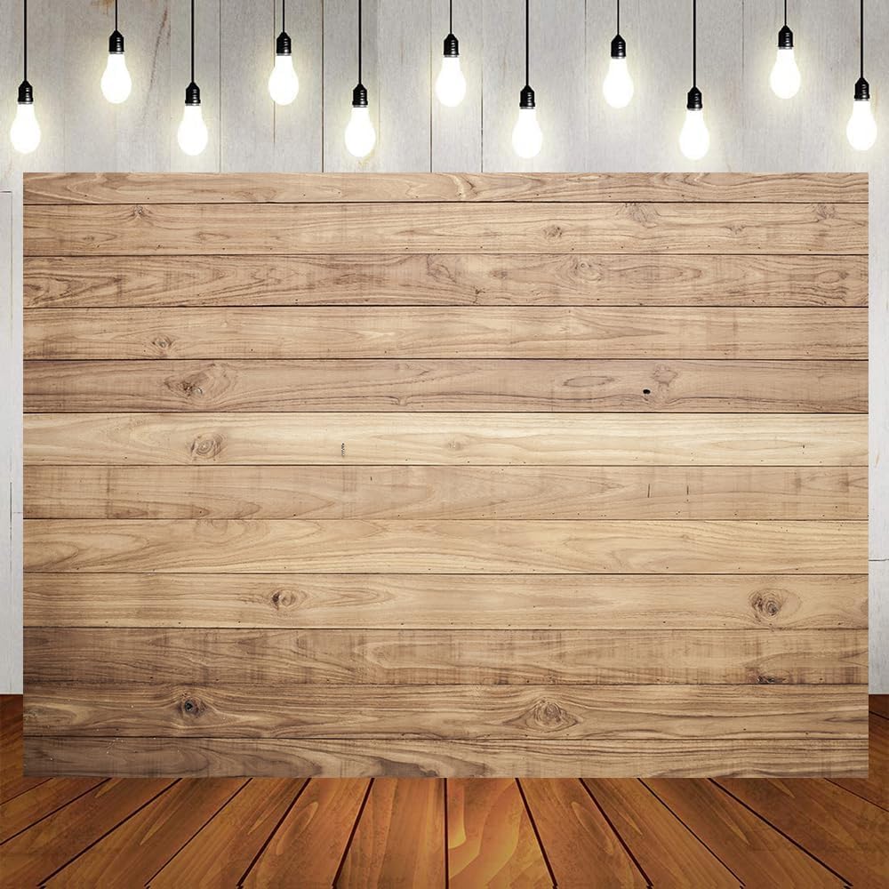 LTLYH 7x5ft Wood Backdrop for Photography Rustic Natural Wooden Floor Photo Background Newborn Baby Photoshoot Portrait Studio Props 254