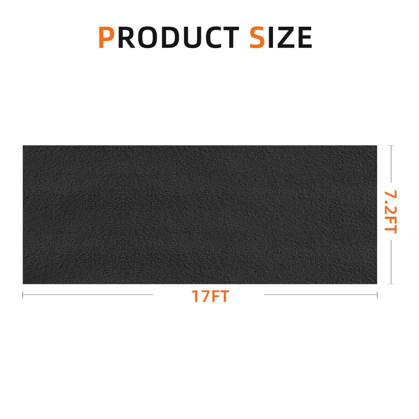 LMRSTOO Garage mats for Floor Upgraded, 17 x 7.4 Ft, Garage Floor mats for Under car, Oil Spill mat, Absorb Oil Quickly，Reusable, Protects Floor 3mm TPR Non-Slip Thickening