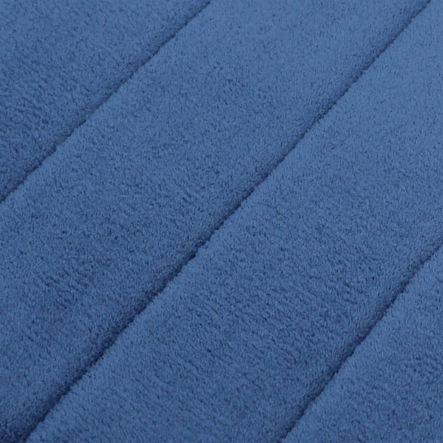 Lifup Soft U-Shaped Bathroom Rug, Memory Foam Bath Mat, Non Slip Water Absorption Dry Fast Toilet Mat, Bathroom Floor Mat Navy Blue 1.3 x 1.6 Feet