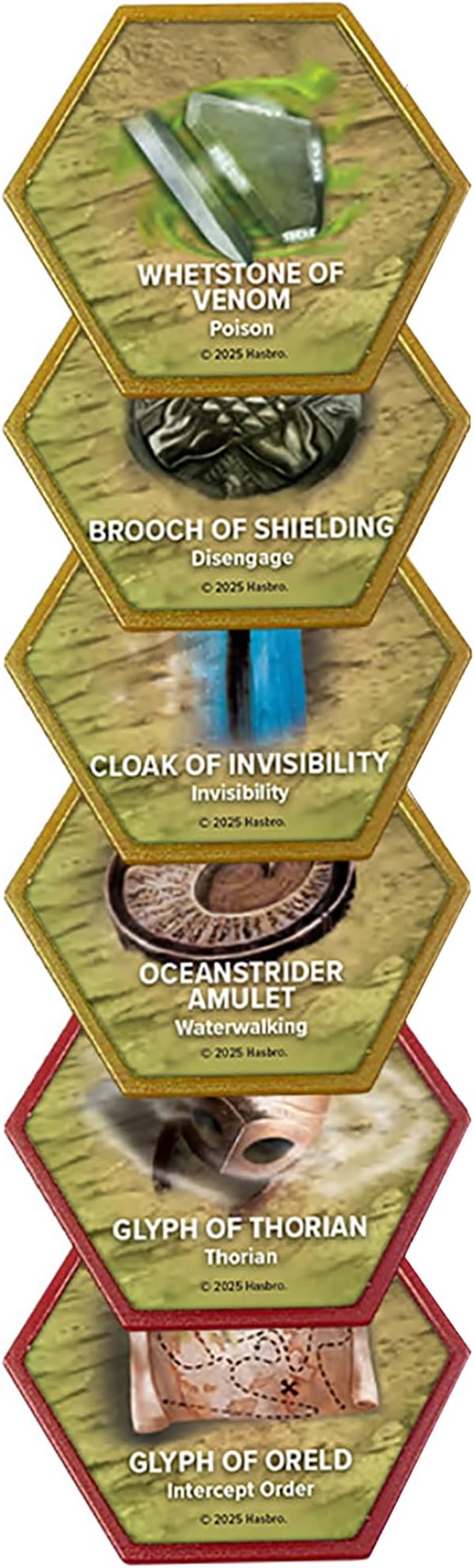 Renegade Game Studios Heroscape Glyph Pack Expansion - 33 Glyphs Miniatures Strategy Game Add-On for Enhanced Tactical Gameplay