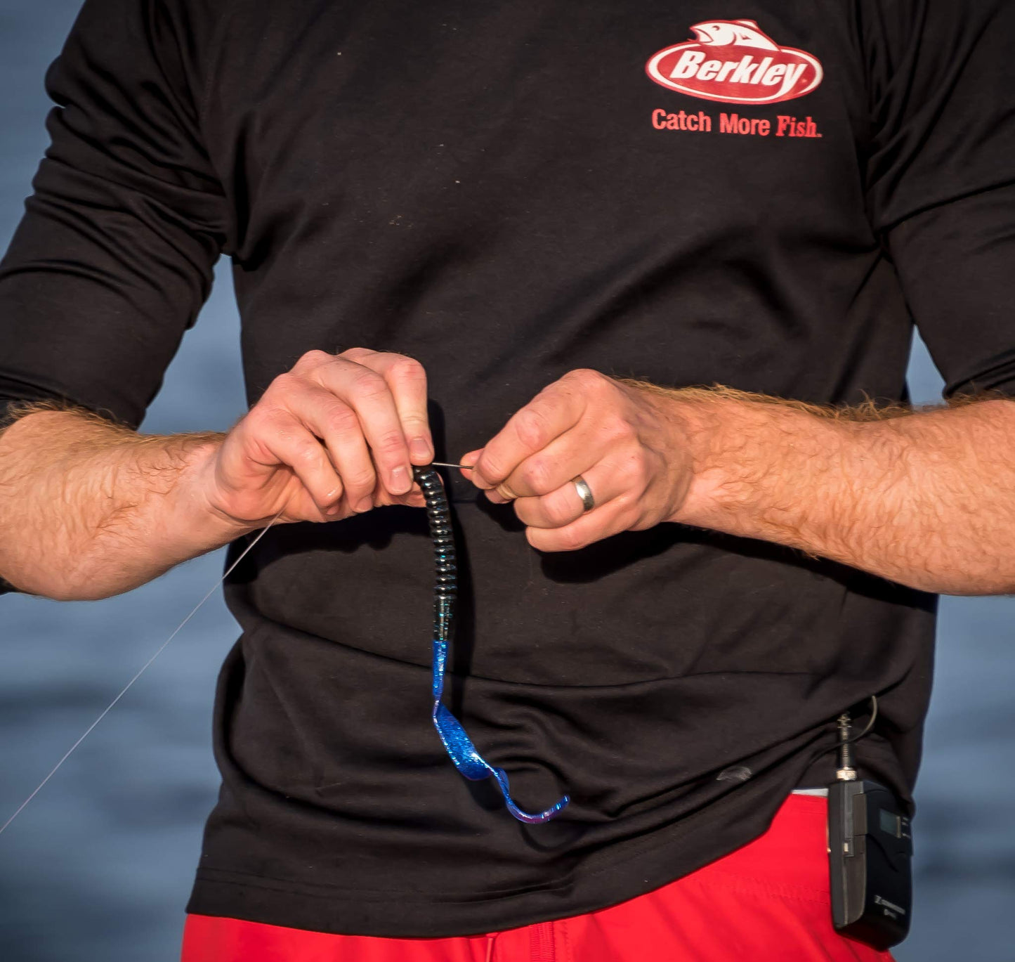 Berkley PowerBait® Power Worm Fishing Bait, Black, 4in | 10cm, Irresistible Flavor, Classic Curly Tail Worm Profile, Ideal for Spring, Summer and Fall Fishing