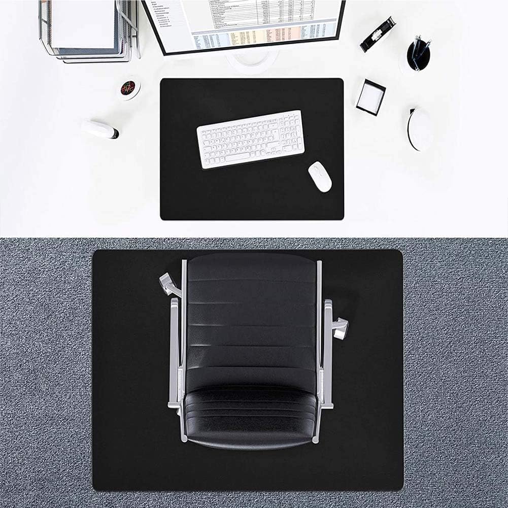Extra Large Chair Mat PU Leather Floor Mat for Hardwood Floor,Non-Slip Computer Gaming Rolling Chair Mat,Scratch-Resistant Floor Protector Carpet for Home Office (Pink,23.6x39inch)