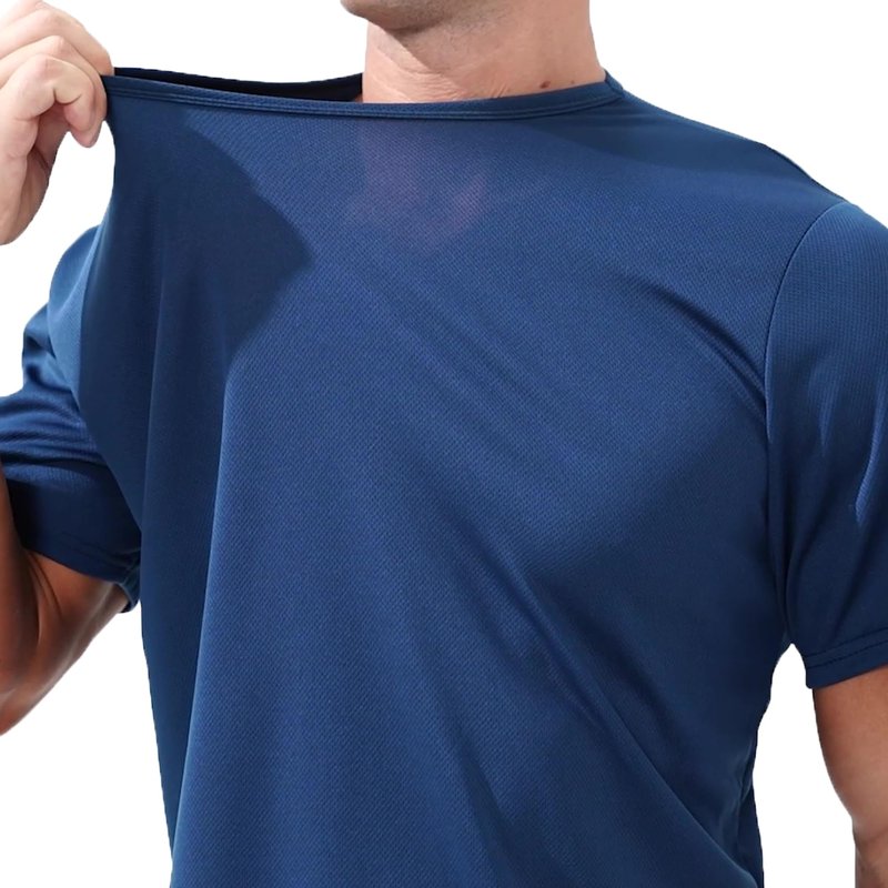 MTTYYD 5 Pack Men’s Short Sleeve Active Athletic Running T Shirts for Men Gym Workout Moisture Wicking-G-S