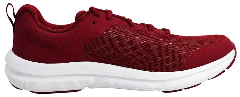 Under Armour Mens Charged Assert 10 Cardinal/Cardinal/White 12.5 Medium