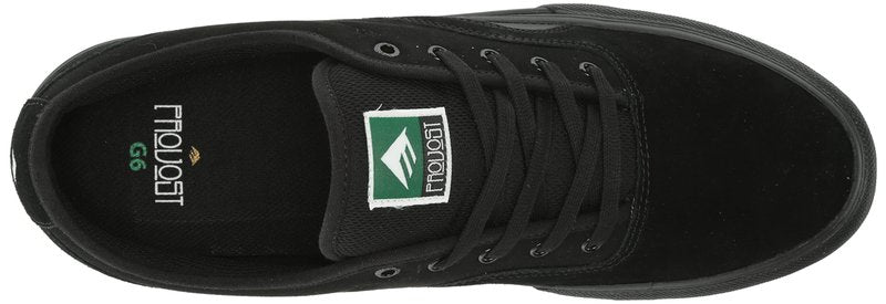Emerica Provost G6 – Pro Skate Tech, Reinforced Build, Cushioned Feel, Everyday Wear Black/Black/Black