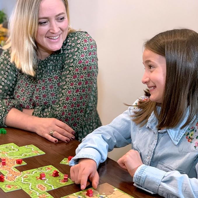Asmodee Carcassonne Board Game - Classic Tile-Laying Strategy Game Family Fun Medieval Adventure for Kids &amp Adults Ages 7+ 2-5 Players 35 Minute Playtime