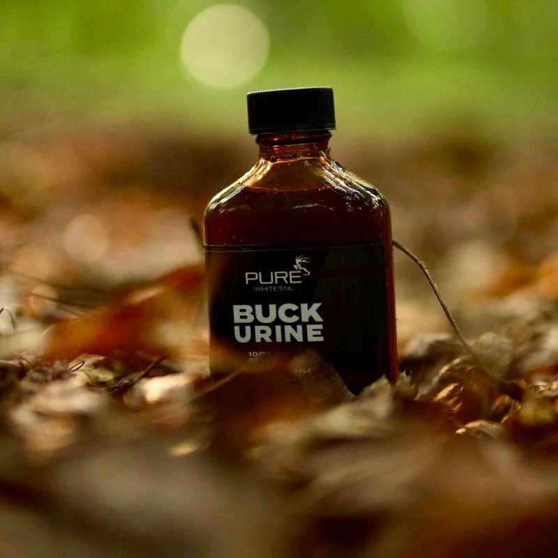 Pure Whitetail Buck Urine – Fresh Mock Scrape Scent – Natural Deer Urine and All-Season Buck Scent – Mock Scrape Dripper Refill – Compatible with Hemp Ropes (2 oz Bottle)