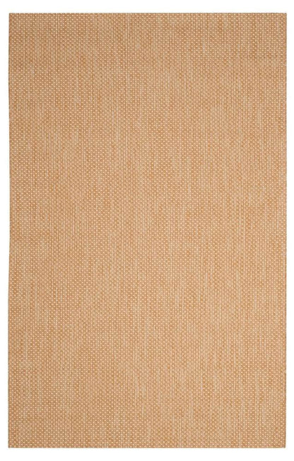 SAFAVIEH Courtyard Collection Area Rug - 6'7' x 9'6', Natural & Cream, Non-Shedding & Easy Care, Indoor/Outdoor & Washable-Ideal for Patio, Backyard, Mudroom (CY8521-03012)