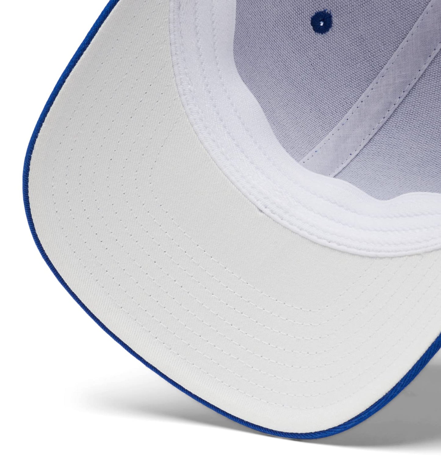 Columbia Unisex PFG Logo Mesh Snap Back - Mid, Blue Macaw/White/Marlin, One Size