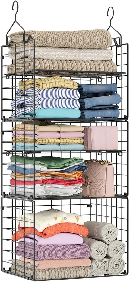 X-cosrack Closet Hanging Organizer Shelves