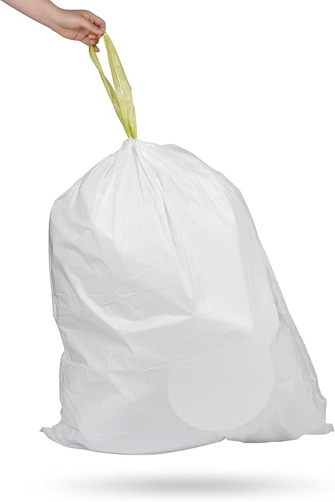 Ninestars Extra Strong White Trash Bags