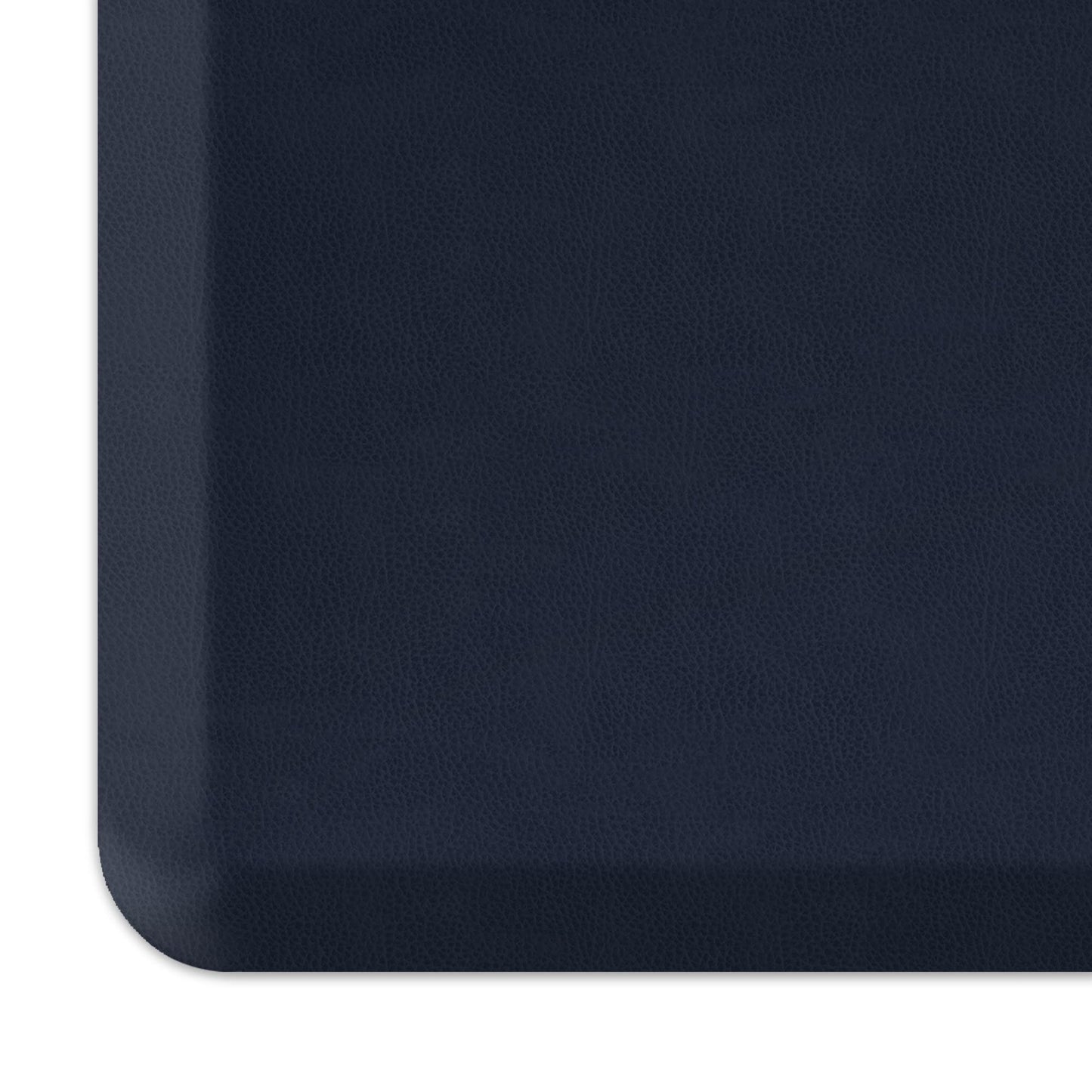 GelPro Designer Comfort 3/4" Thick Ergo-Foam Anti-Fatigue Kitchen Floor Mat, 20"x48", Leather Grain Navy