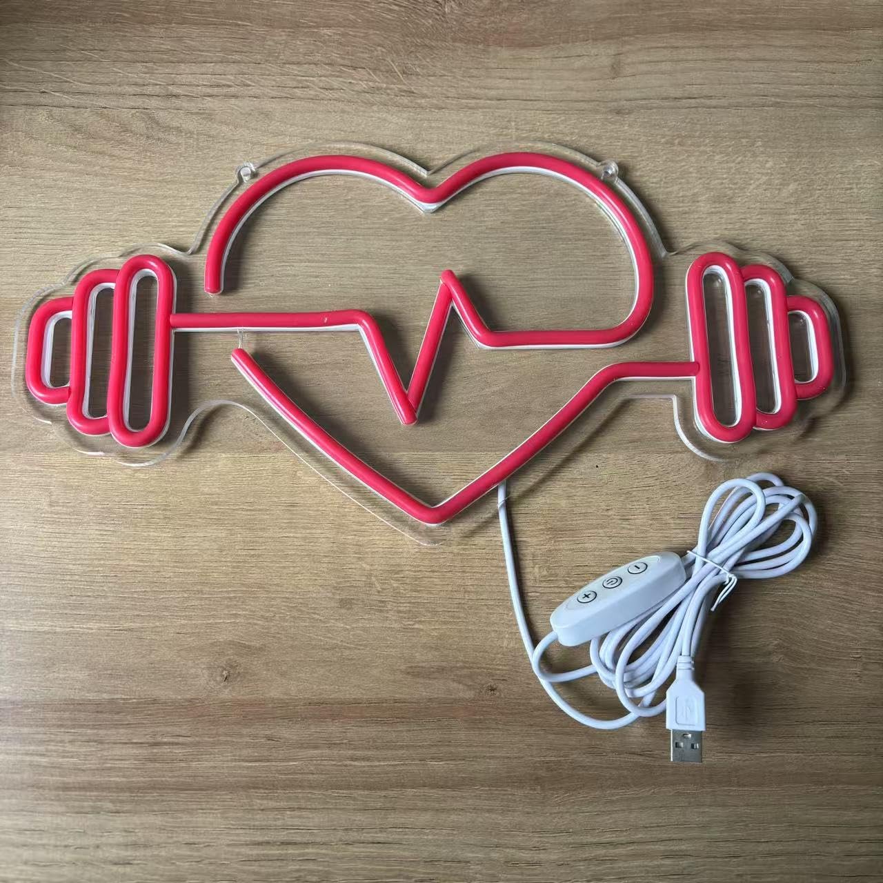 GYM neon sign Dumbbell neon light,Fitness Neon Sign Gym Wall Sign Gym Open Wall Art Decor Gift for Her, Christmas Gift, Bedroom Neon Sign