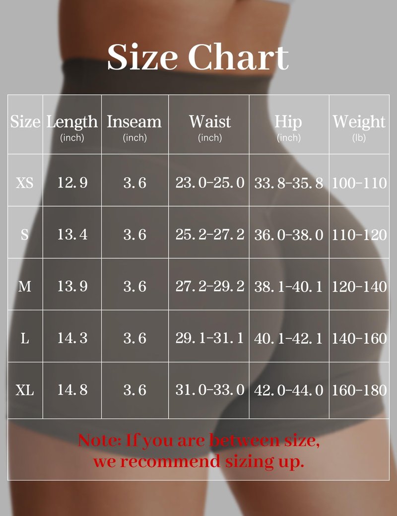 YEOREO Women's Biker Shorts 4.5" / 6" Workout Gym Shorts High Waist Tummy Control Hidden Scrunch Running Yoga Deep Brown
