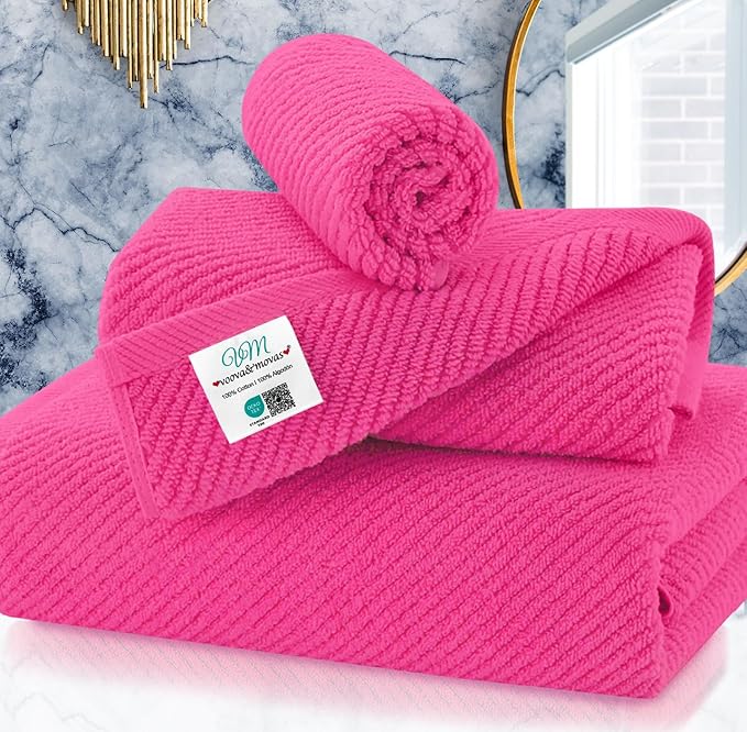 Hot Pink Towels for Bathroom